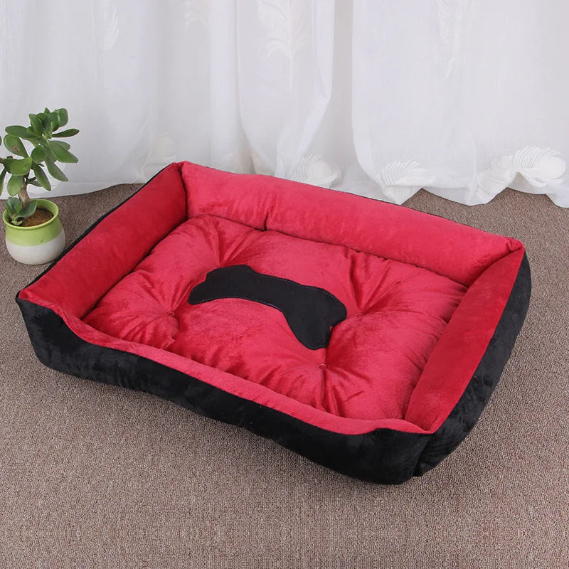 Panier canapé moelleux pour chien et chat – coussin chaud et lavable