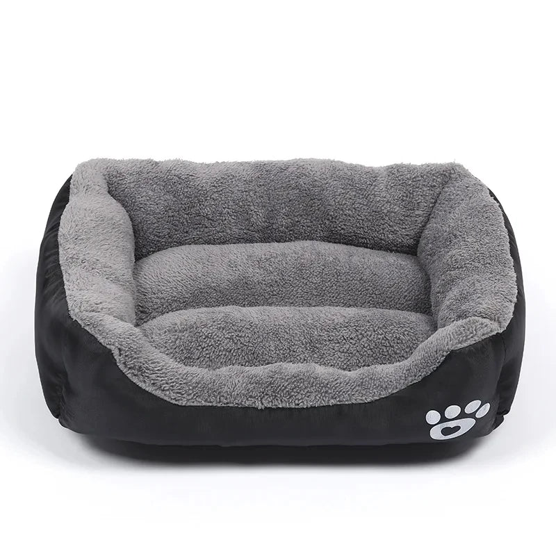Panier canapé moelleux pour chien et chat – coussin chaud et lavable
