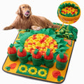 Tapis à renifler pour chien 70 × 50 cm – jeu de flair en forme de carottes, mangeoire lente