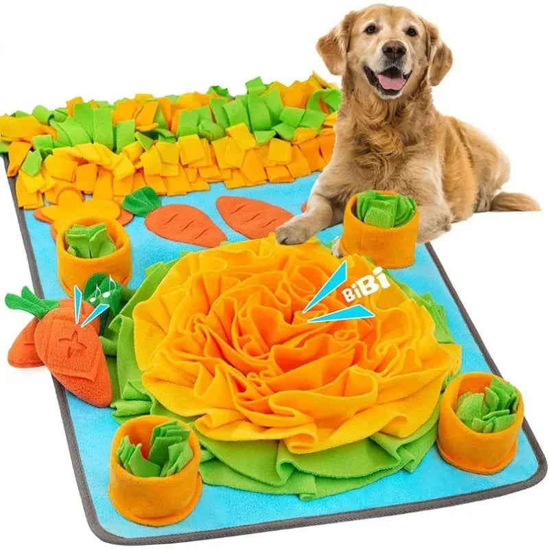 Tapis à renifler pour chien – jeu de recherche et mangeoire lente