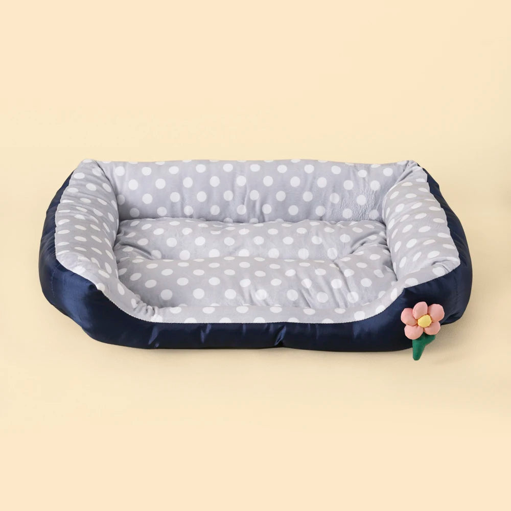 Panier canapé moelleux pour chien et chat – coussin chaud et lavable