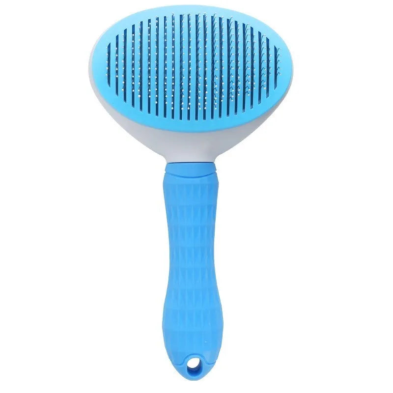 Brosse autonettoyante pour chien et chat – retire poils morts et nœuds